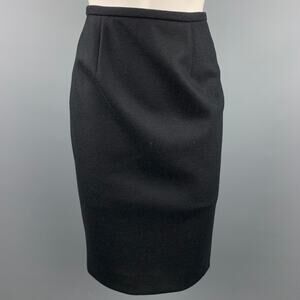 BARBARA TFANK Size 4 Black Pencil Skirt